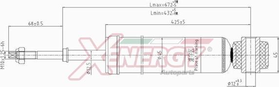 AP XENERGY X816344 - Ammortizzatore www.autoricambit.com