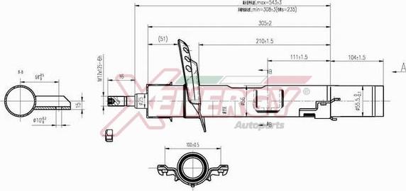 AP XENERGY X831335 - Ammortizzatore www.autoricambit.com