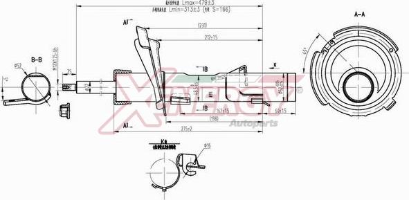 AP XENERGY X838334 - Ammortizzatore www.autoricambit.com