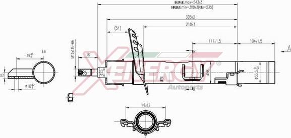 AP XENERGY X832335 - Ammortizzatore www.autoricambit.com