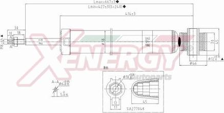 AP XENERGY X309553 - Ammortizzatore www.autoricambit.com