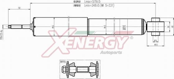 AP XENERGY X300344 - Ammortizzatore www.autoricambit.com