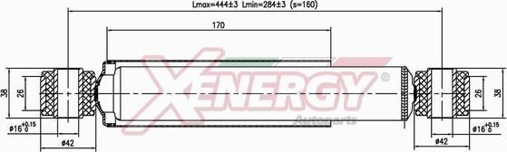 AP XENERGY X303444 - Ammortizzatore www.autoricambit.com