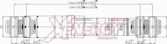 AP XENERGY X303443 - Ammortizzatore www.autoricambit.com