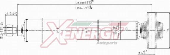 AP XENERGY X385553 - Ammortizzatore www.autoricambit.com