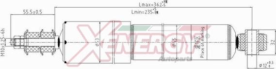 AP XENERGY X322444 - Ammortizzatore www.autoricambit.com