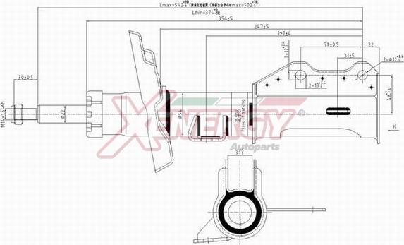 AP XENERGY X373339 - Ammortizzatore www.autoricambit.com