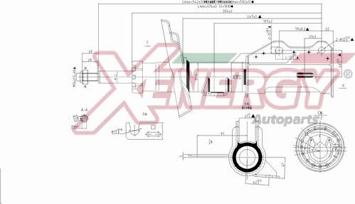 AP XENERGY X372339 - Ammortizzatore www.autoricambit.com