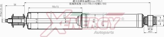 AP XENERGY X293443 - Ammortizzatore www.autoricambit.com