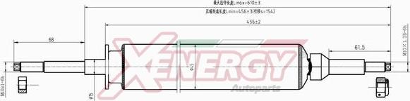 AP XENERGY X200349 - Ammortizzatore www.autoricambit.com