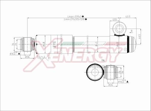 AP XENERGY X210341 - Ammortizzatore www.autoricambit.com