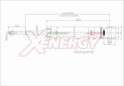 AP XENERGY X289343 - Ammortizzatore www.autoricambit.com