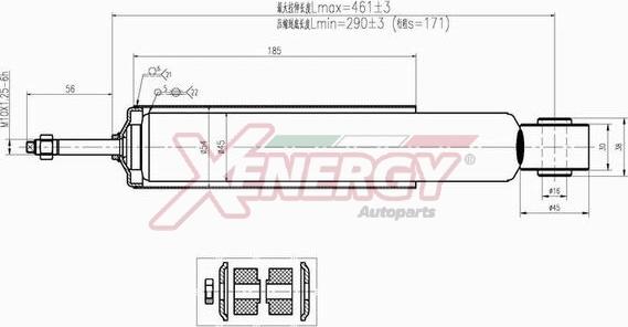 AP XENERGY X223344 - Ammortizzatore www.autoricambit.com