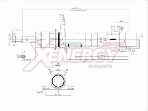 AP XENERGY X763339 - Ammortizzatore www.autoricambit.com