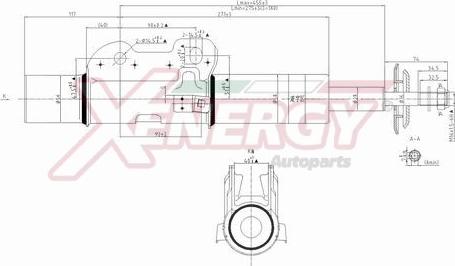 AP XENERGY X702331 - Ammortizzatore www.autoricambit.com