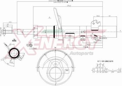 AP XENERGY X707339 - Ammortizzatore www.autoricambit.com