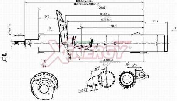 AP XENERGY X718339 - Ammortizzatore www.autoricambit.com