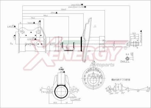 AP XENERGY X789339 - Ammortizzatore www.autoricambit.com