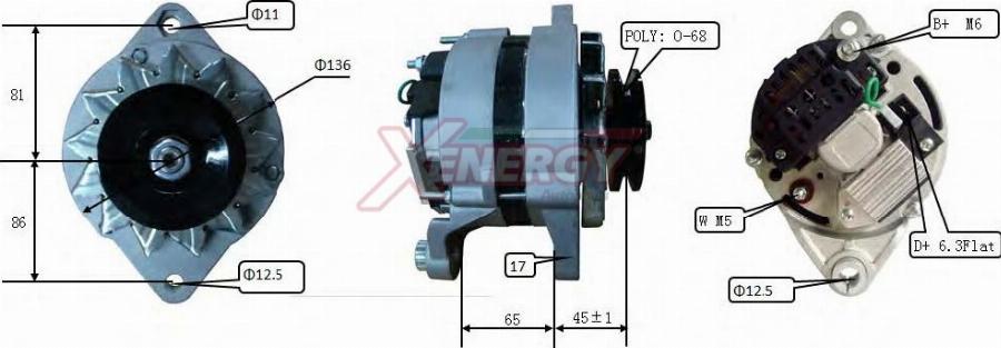 AP XENERGY XAL10930AD - Alternatore www.autoricambit.com