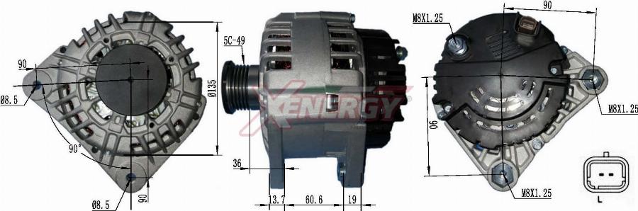 AP XENERGY XAL10515AD - Alternatore www.autoricambit.com