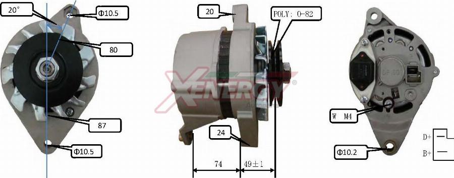 AP XENERGY XAL10021AD - Alternatore www.autoricambit.com