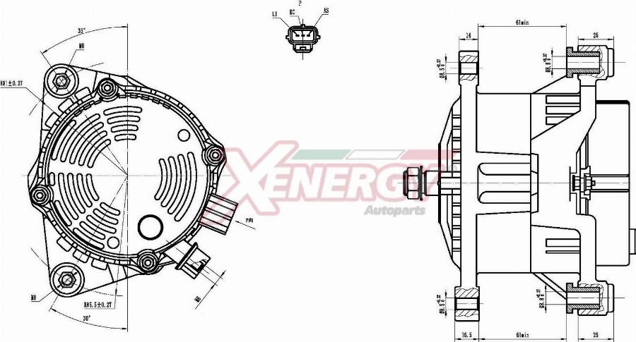 AP XENERGY XAL10730AD - Alternatore www.autoricambit.com