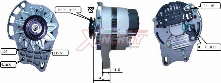 AP XENERGY XAL11030AD - Alternatore www.autoricambit.com