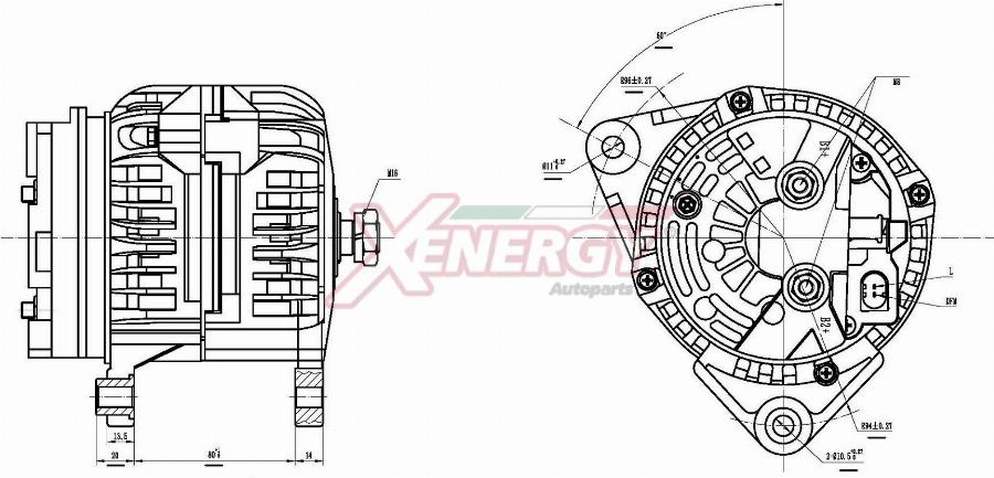 AP XENERGY XAL32010AD - Alternatore www.autoricambit.com