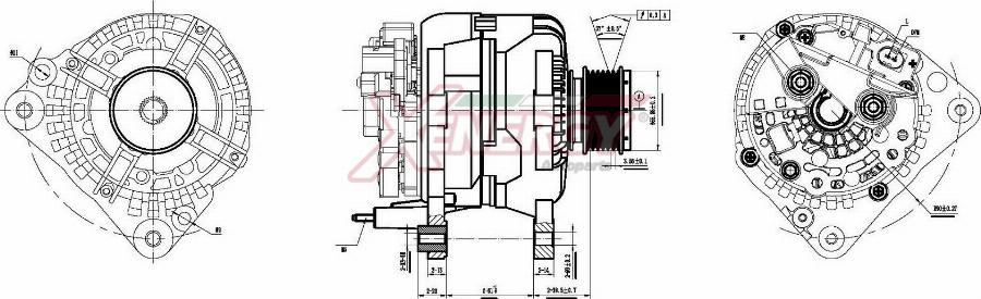 AP XENERGY XAL24310AD - Alternatore www.autoricambit.com