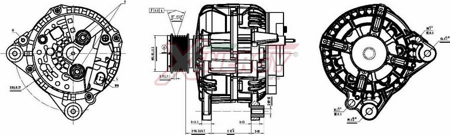 AP XENERGY XAL25915AD - Alternatore www.autoricambit.com