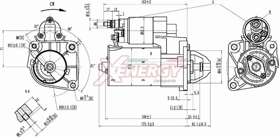 AP XENERGY XST40610AD - Motorino d'avviamento www.autoricambit.com