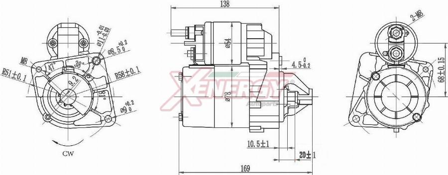 AP XENERGY XST16215AD - Motorino d'avviamento www.autoricambit.com