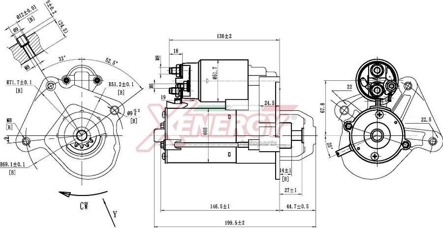 AP XENERGY XST10314AD - Motorino d'avviamento www.autoricambit.com