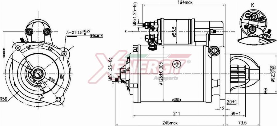 AP XENERGY XST10225AD - Motorino d'avviamento www.autoricambit.com