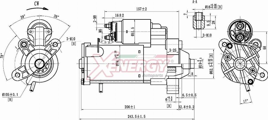 AP XENERGY XST11214AD - Motorino d'avviamento www.autoricambit.com