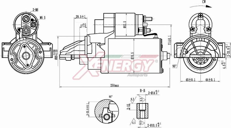 AP XENERGY XST30910AD - Motorino d'avviamento www.autoricambit.com