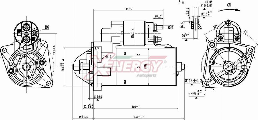 AP XENERGY XST29410AD - Motorino d'avviamento www.autoricambit.com