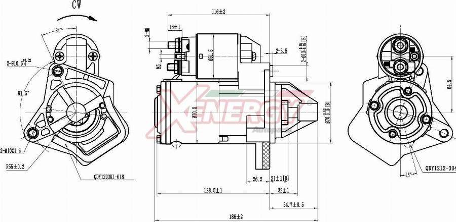 AP XENERGY XST26515AD - Motorino d'avviamento www.autoricambit.com