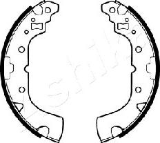 Ashika 55-05-523 - Kit freno, freni a tamburo www.autoricambit.com