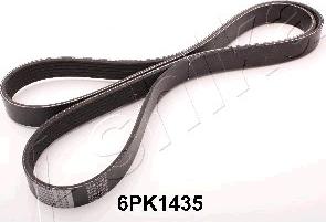 Ashika 112-6PK1435 - Cinghia Poly-V www.autoricambit.com