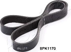 Ashika 112-8PK1170 - Cinghia Poly-V www.autoricambit.com