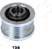 Ashika 130-01-104 - Puleggia cinghia, Alternatore www.autoricambit.com