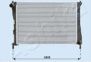 Ashika RDA053069 - Radiatore, Raffreddamento motore www.autoricambit.com