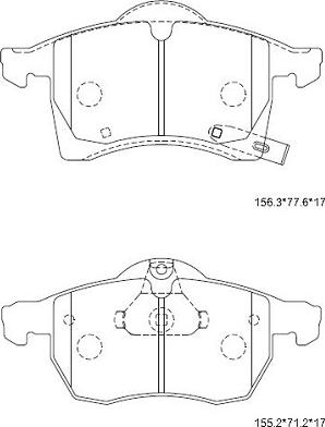 ATE 13.0463-7116.2 - Kit pastiglie freno, Freno a disco www.autoricambit.com