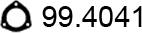 ASSO 99.4041 - Guarnizione, Tubo gas scarico www.autoricambit.com