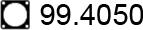 ASSO 99.4050 - Guarnizione, Tubo gas scarico www.autoricambit.com