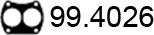 ASSO 99.4026 - Guarnizione, Tubo gas scarico www.autoricambit.com
