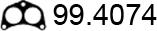ASSO 99.4074 - Guarnizione, Tubo gas scarico www.autoricambit.com