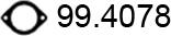 ASSO 99.4078 - Guarnizione, Tubo gas scarico www.autoricambit.com