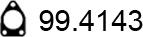 ASSO 99.4143 - Guarnizione, Tubo gas scarico www.autoricambit.com